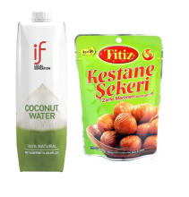 IF 100% kokoswater 1 L & Titiz gekonfijte kastanje   125 g