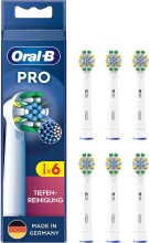 Oral B Oral B Pro DiepteReiniging   Originele Tandenborstelkoppen voor Elektrische Tandenborstels   6 stuks Wit