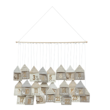 Feeric Lights & Christmas Feeric Hangende Adventskalender   90 cm, beige