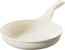 Redchef Starlight Serie 24 cm Keramische Koekenpan, Witte Buitenkant & Binnenkant