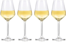Alpina witte wijnglas set   380 mL, 4 stuks, transparant