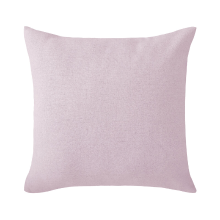 Deconovo sierkussenhoes van imitatie linnen lichtroze 45 x 45 cm 1 stuk