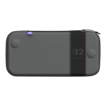 Turtle Beach Playtrek Slim Transportcase voor Switch 2   Officieel Gelicentieerd door Nintendo   Houtskoolzwart