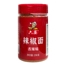 Liu Po chilipoeder in fles (pittig) 250 g