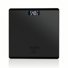 Sparoma AD 26 grijszwarte elektronische weegschaal – 2 AAA batterijen (niet inbegrepen), 180 kg draagvermogen, 0,05 kg hoge nauwkeurigheid, 4 mm gehard glas, LCD scherm, geschikt voor badkamer, slaapkamer en thuisgebruik