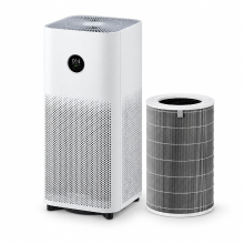 Xiaomi slimme luchtreiniger 4 Pro met vervangingsfilter, 500 m³/h CADR, tot 60 m² dekking, zeer efficiënte filtratie, slimme app bediening