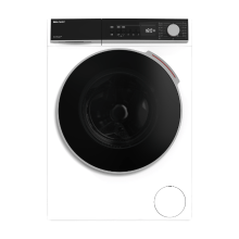 SHARP Wasmachine   8 kg. 1400 Rpm, Energieklasse A ( 20%), DoubleJet technologie, Invertermotor, Wit, ESNFB814CWDACB