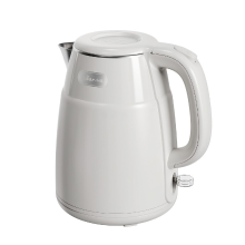 Bear elektrische waterkoker 1,5 l 1500 W 1750 W ZDH Q15U8 roestvrij staal met automatische uitschakeling en droogkookbeveiliging, waterkoker wit