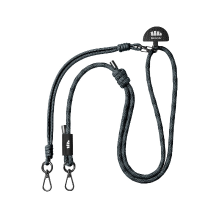 Beneunder LC376, lange verstelbare telefoonlanyard, zwart