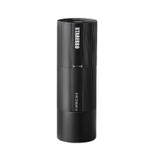 STARESSO Elektrische Koffiemolen, draagbare burr koffiemolen met instelbare maalgraad, one touch bediening, Type C oplaadbaar, 1000 mAh batterij, volledig metalen behuizing voor espresso, pour over en French press, D6E PLUS