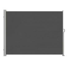 JOYFURNOS Ochama  Uittrekbaar Zijscherm, 200 x 350 cm Privacy Scherm, Grijs