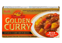 S&B Gouden Curry Saus Mix   Mild 220 g