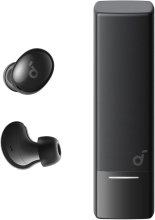 Soundcore A30i door Anker   Ruisonderdrukkende oortelefoons, lippenstiftvormig stijlvol design, klein lichtgewicht comfort, slimme ruisonderdrukking, helder geluid, 15 uur speeltijd, IP54, draadloos