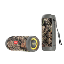 MIFA WildRod draagbare Bluetooth luidspreker, draadloze buitenluidspreker, Bluetooth 5,3 streaming, IP67 water  en stofdicht, camouflage