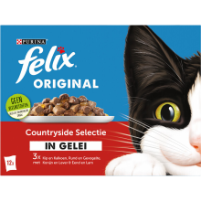 Felix original premium kattenvoer platteland 12 x 85 g