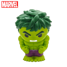 1St. Marvel Hulk Spaarpot Muntbank Officieel Gelicentieerd Avengers Superheld Schattig Cartoon Beeldje Geldblik Spaarpot 3D PVC Waterdicht Breukvast Woondecoratie Verzamelobject Bureau Organizer Geschenk