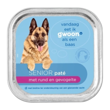G'woon Senior 7+ Paté met Rund en Gevogelte 150 g