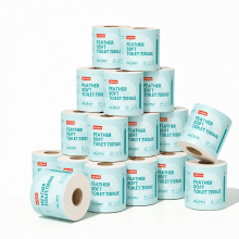 Ochama Vederzacht Toiletpapier, 5 Laags, 200 g, 27 Rollen, FSC gecertificeerd, Dik Toiletpapier met Kern, Familieverpakking