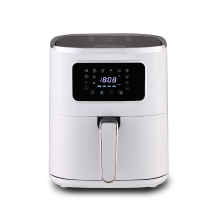 Heinrich's airfryer HFR 8216 zilver 5 L 1450 W vermogen touchbediening 6 automatische programma's