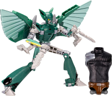 Hasbro Transformers Earthspark Deluxe Klasse actiefiguur Terran Nightshade   12,7 cm, groen