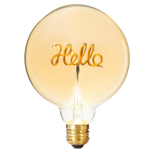 Atmosphera Sierlamp G125 Filament   Amber, D. 12,5 X H. 17 Cm
