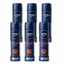 NIVEA Men Sport Deodorant Spray 150 ml (6 Pack)