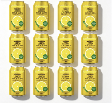 Bobmoos Citroenschijfjes Frisdrank 12 x 340 ml