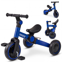 Costway 5 in 1 kinderfiets/loopfiets, met afneembare pedalen   Blauw