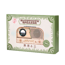 MIMI Educatief speelgoed DIY houten Bluetooth luidspreker 3D puzzelmodel verjaardagscadeau voor kinderen en volwassenen
