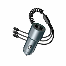 PAVAREAL CC75 100 W 3 in 1+4,8 A Autolader Ondersteunt Snelladen Voor iPhone En Samsung Serie Telefoons