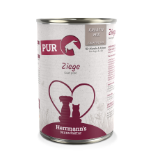 HERRMANN'S MANUFAKTUR puur geitenvlees hondenvoer, 400 g