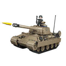 CAYI Panther tank bouwstenen modelbouwset, 899 stuks, realistisch Duits tankontwerp uit de Tweede Wereldoorlog, doe het zelf bouwspeelgoed cadeau voor hobbybouwers & jongens 6+