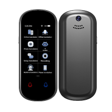Rexsun Smart Voice Translator, Ondersteunt Online Vertaling in 139 Talen en Offline Vertaling in 17 Talen, Z2 Grijze Metaaluitvoering