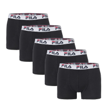 FILA Boxershorts 5 pack Black Size M