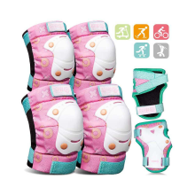 OutdoorMaster kinder elleboog  en kniebeschermers roze M