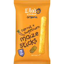 Ella's Kitchen 7+M Wortel + Suikermais Stengels 16 G