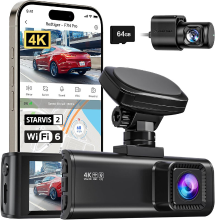 REDTIGER F7N PRO dashcam, 4K video opname, ingebouwde wifi en GPS, 170° gezichtsveld, met SONY STARVIS 2 sensor, nachtzicht