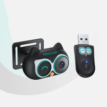 OTTOCAST Cabin Care Baby Auto Camera, Gesplitst Scherm voor Draadloze CarPlay en Babyweergave, No Glow Nachtzicht, Plug & Play, 150° Groothoek, 1080P