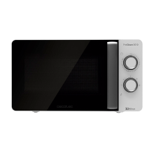 Cecotec Tafelmodel magnetron, 20 L capaciteit, 700 W, 6 vermogensstanden met 3D Wave verwarmingstechnologie, Ready2Clean eenvoudige reinigingscoating, elegant zwart