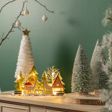 Feeric Lights & Christmas Feeric LED Decoratie Rendier & Dennenboom   17 cm, Multikleur