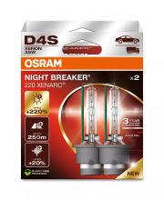 OSRAM XENARC NIGHT BREAKER 220, D4S, +220% meer licht, Xenon koplamp, 66440XN2 2HB, 2 lampen