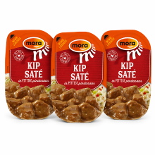 Mora Pittige Kip Saté – 3 x 160 g