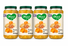 Olvarit 15 maanden+ Pompoen Kip Aardappel 250 gr * 4