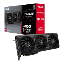 ASUS Prime Radeon RX 9070 OC Edition 16 GB GDDR6 gamingvideokaart (AMD Radeon RX 9070, PCIe 5.0, 1X HDMI 2.1B, 3x DisplayPort 2.1 A, 2,5 slot ontwerp, PRIME RX9070 O16G)