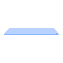 BLUE BOX BLUEBOX T2 Topper Traagschuim Matrastopper, 1800X2000X60 mm, Enkel Zacht Slaapmat voor Studentenkamer, Huurkamer en Tatami Gebruik