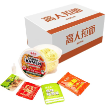 Yang Zhang Gui 【Halal food】Yangzhanggui Gaoren instantnoedels Hong Kong Style Rich Broth， 180g x 12 Cups (Egg Free Version)