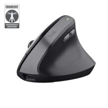 Trust Bayo II Medische Rechtshandige Muis   RF Draadloos   Optisch   2400 DPI   Zwart