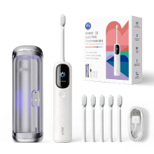 BAIR CARE [zomeraanbiedingen   gratis levering de volgende dag] I6 sonische tandenborstel   batterijduur van 100 dagen, oplaadbaar, 5 reinigingsstanden, IPX8 waterdicht, slimme timer, ideaal voor thuis en op reis