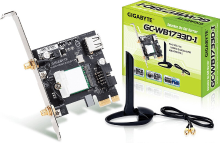 Gigabyte GC WB1733D I netwerkkaart intern WLAN/Bluetooth 1733 Mbit/s