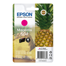 Epson 604 inktcartridge 1 stuk compatibel normaal rendement magenta